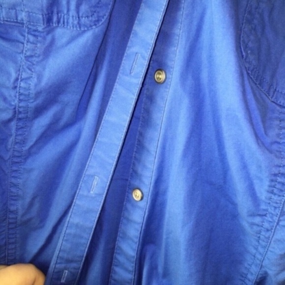 Lane Bryant Blue Button Down - Picture 5 of 5